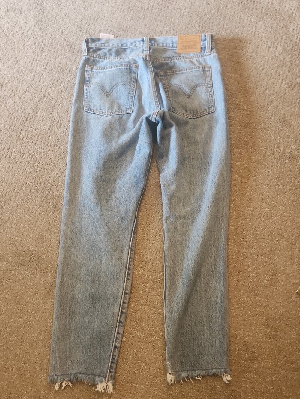 Levi's Light Blue Women's Straight Leg Jeans - Picture 7 of 9